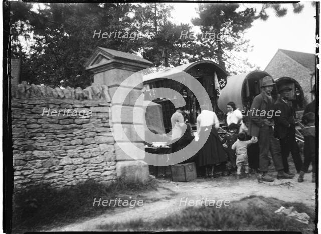 Maugersbury Manor, Maugersbury, Cotswold, Gloucestershire, 1928. Creator: Katherine Jean Macfee.