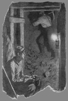 'Les specialistes dans la bataille: Pionniers et Sapeurs; La vie souterraine: construction..., 1916. Creator: Georges Leroux.