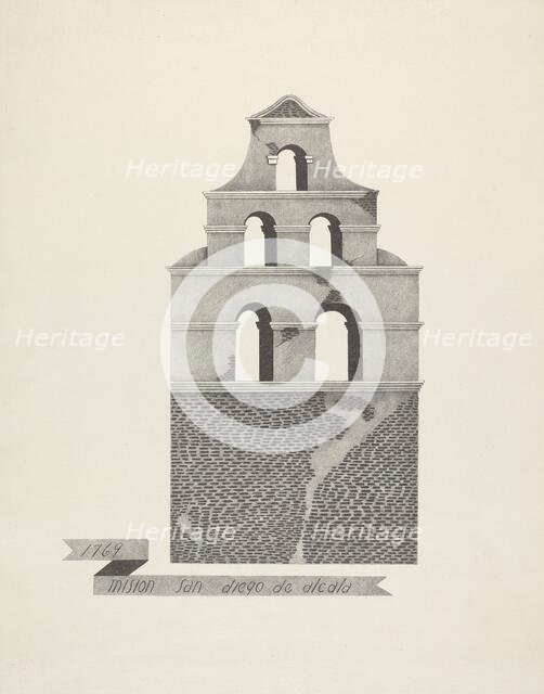 Mision San Diego de Alcala, 1935/1942. Creator: James Jones.