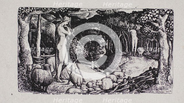 Ideal Pastoral Life, n.d. Creator: Edward Calvert.