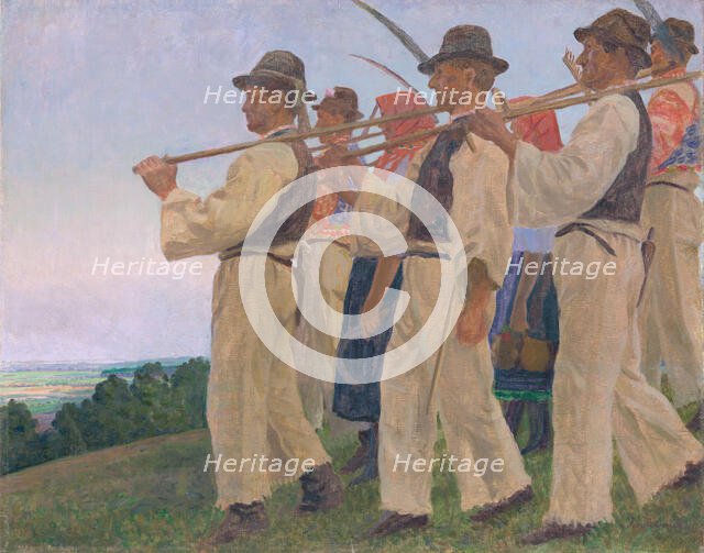 Reapers, c1910. Creator: Ivan Zabota.