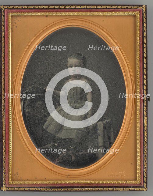 Untitled (Portrait of Child), 1855. Creator: Jeremiah Gurney.