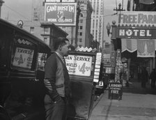 In the neighborhood where the Salvation Army operates, San Francisco, California, 1939. Creator: Dorothea Lange.