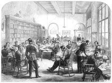 The Guards' Institute, Vauxhall-Bridge-Road: the Reading-Room, 1869. Creator: Unknown.