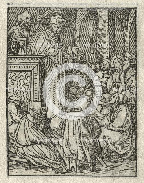 The Dance of Death: The Preacher; The Priest. Creator: Hans Holbein (German, 1497/98-1543).