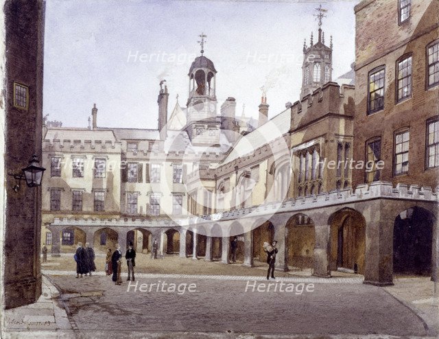 Lincoln's Inn Old Hall, London, 1889. Artist: John Crowther