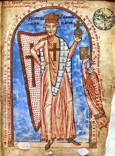 Frederick I, Barbarossa, 12th century Holy Roman Emperor, 13th century. Artist: Anon