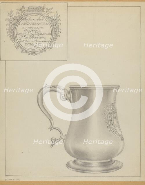 Silver Mug, c. 1937. Creator: Hester Duany.