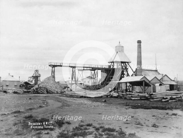 Charters Towers Brilliant G M Coy mine, 1894. Creator: Poul C Poulsen.