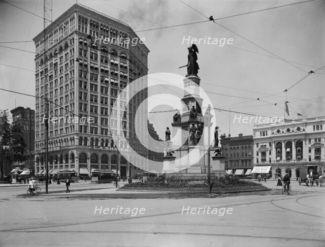 Soldiers' [and Sailors'] Monument, Detroit, between 1880 and 1899. Creator: Unknown.