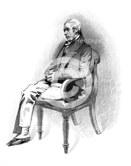 Sir David Brewster, 19th century Scottish scientist, inventor and writer.Artist: Alfred Croquis