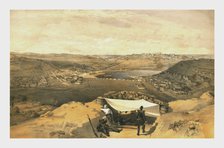 'The Town Batteries...of Sebastopol from the advanced parallel of Chapman's Attack, 23 June 1855.' Creator: RM Bryson.