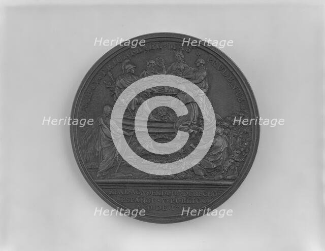 The Foundation of the Royal Academy of Mexico (image 2 of 2), 1778. Creator: Jerónimo Antonio Gil.