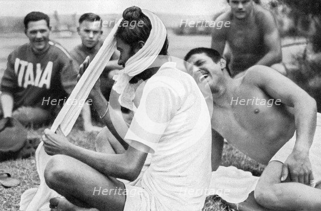 Indian Sikh athlete, Berlin Olympics, 1936. Artist: Unknown
