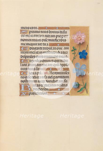 Hours of Queen Isabella the Catholic, Queen of Spain: Fol. 210r, c. 1500. Creator: Master of the First Prayerbook of Maximillian (Flemish, c. 1444-1519); Associates, and.