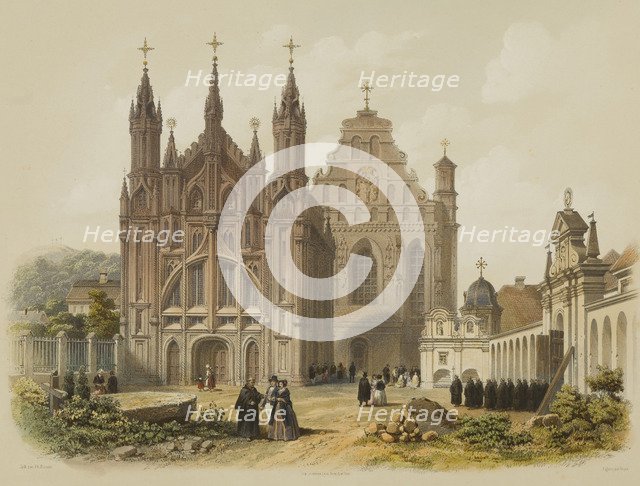 The Church of St. Anne in Vilnius, 1847.