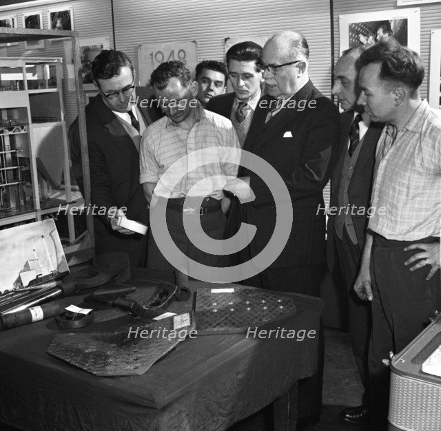 Visit of the Yorkshire Controller to Mexborough Power Station, South Yorkshire, 1960. Artist: Michael Walters