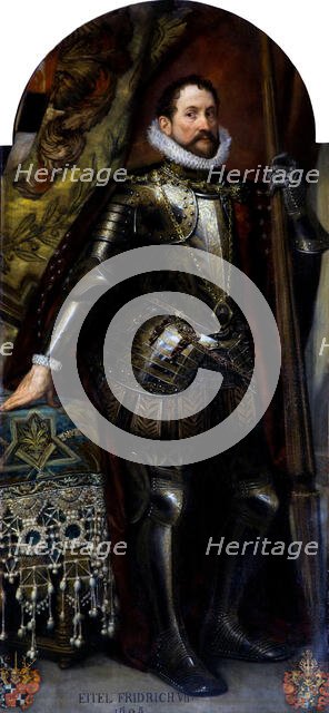 Portrait of Count Eitel Friedrich IV of Hohenzollern (1545-1605), 1883. Creator: Klimt, Gustav (1862-1918).