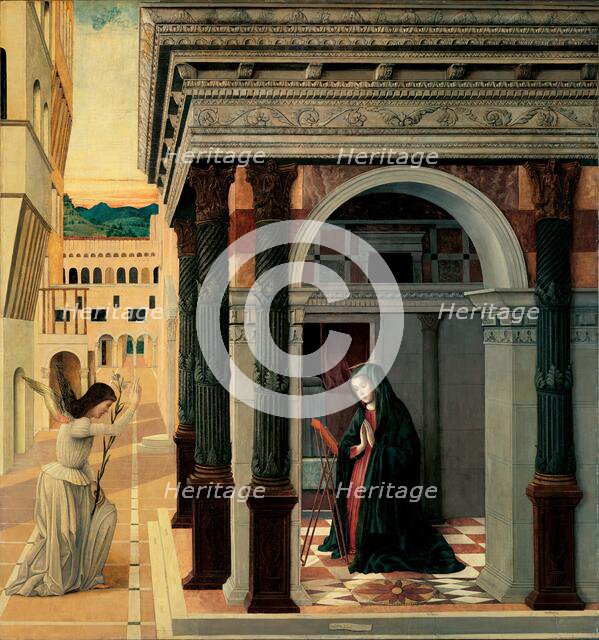 The Annunciation, 1475. Creator: Gentile Bellini.