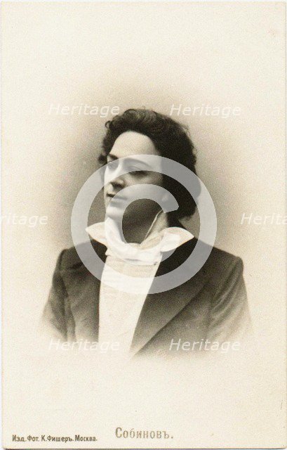 Leonid Sobinov as Lensky in opera Eugene Onegin by Pyotr Tchaikovsky, 1900s.