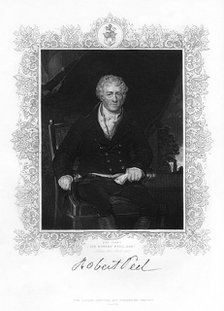Sir Robert Peel, British industrialist, 19th century. Artist: Unknown