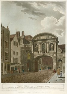 Temple Bar, London, 1797. Artist: Unknown.