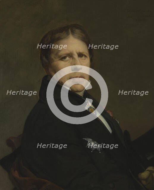 Self Portrait, 1864-1865. Creator: Jean-Auguste-Dominique Ingres.