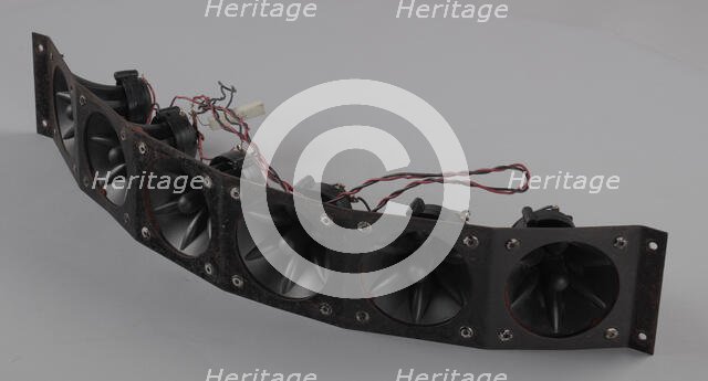 Tweeters used as part of a DJ setup, 1990s. Creator: Also/Miyako Technology Co..