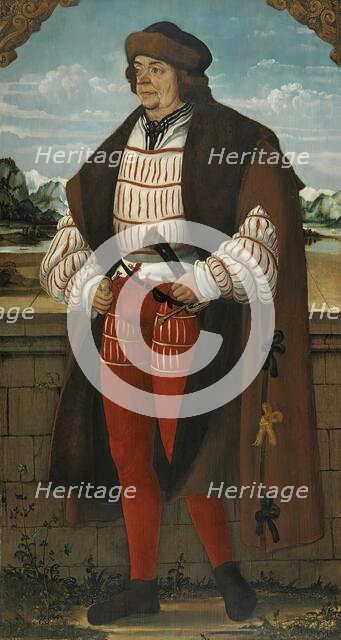 The Court Jester known as "Knight Christoph", 1515. Creator: Hans Wertinger.
