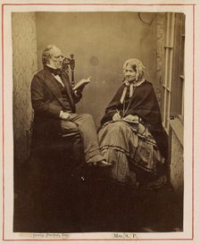 Stanley Percival, Esquire and wife, about 1860-1875. Creator: Unknown.