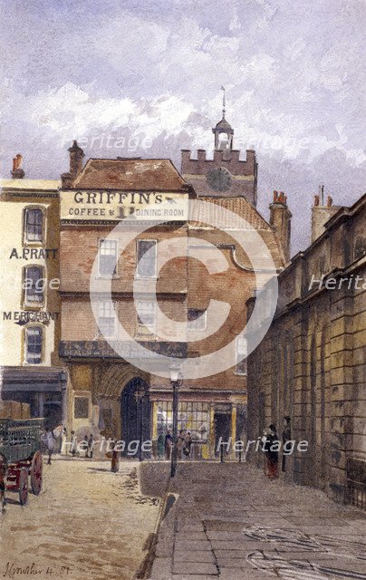 St Bartholomew's Priory, London, 1881. Artist: John Crowther