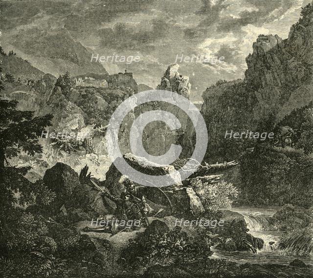 'The Death of Roland at Roncesvalles', (778AD), 1890.   Creator: Unknown.