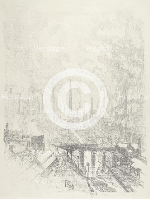 Munitions City, No.I, 1916. Creator: Joseph Pennell.