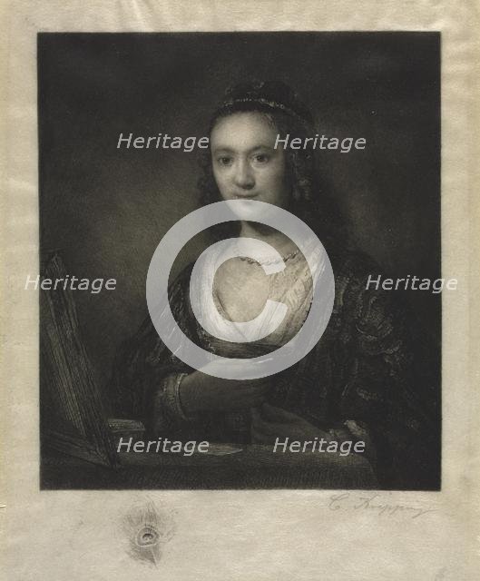 Portrait of a Woman. Creator: Carl Köpping (German, 1848-1914).