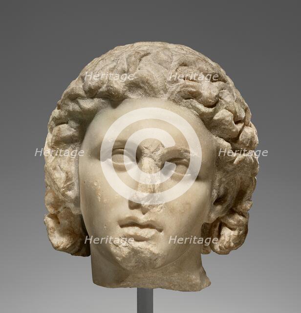 Portrait of Alexander the Great, about 320 BC. Creator: Unknown.