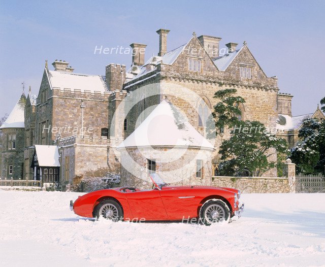 1956 Austin Healey 100 M. Artist: Unknown.