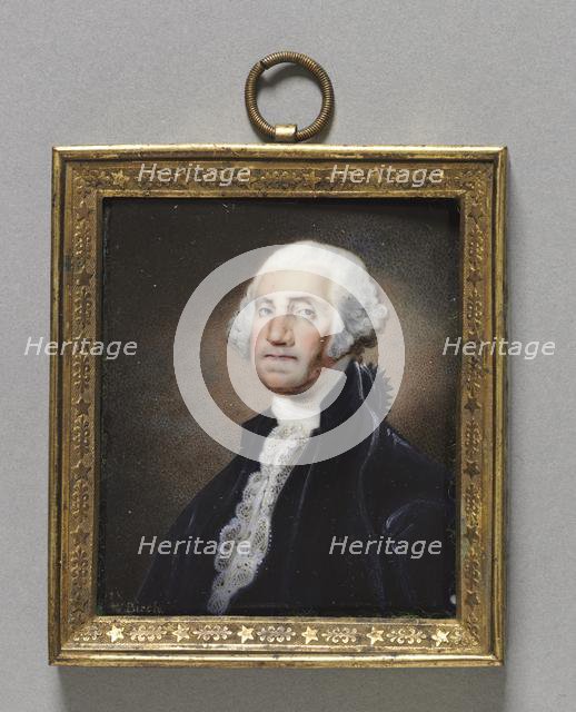 Portrait of George Washington, c. 1790s. Creator: William Russell Birch (American, 1755-1834).
