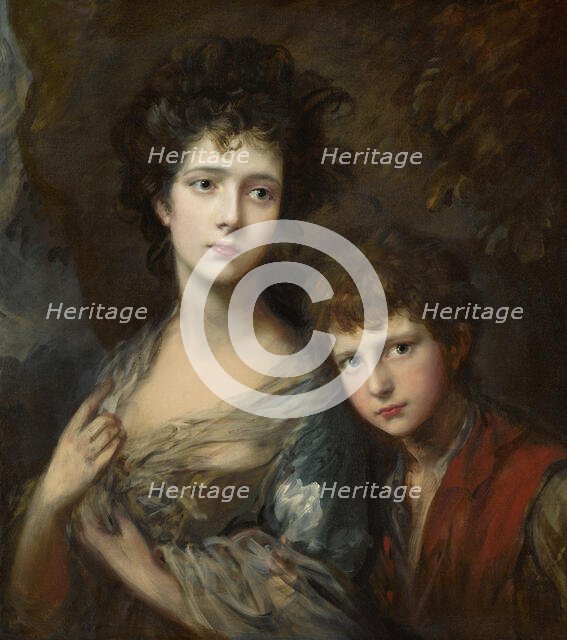 Elizabeth And Thomas Linley, c1768. Creator: Thomas Gainsborough.