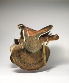Saddle, Turkish, late 16th-17th century. Creator: Unknown.