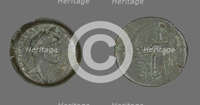 Coin Portraying Emperor Antoninus Pius, 149-150. Creator: Unknown.