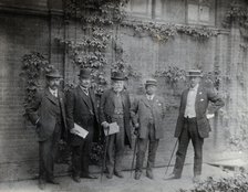 Edward Theodore Brewis, Hermann Thoms, Frederick Belding Power, Peter MacEwan and William..., 1909. Creator: Unknown.
