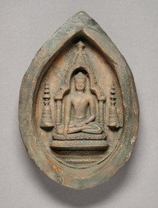Votive Tablet of Buddha Shakyamuni, between c.1050 and c.1100. Creator: Unknown.