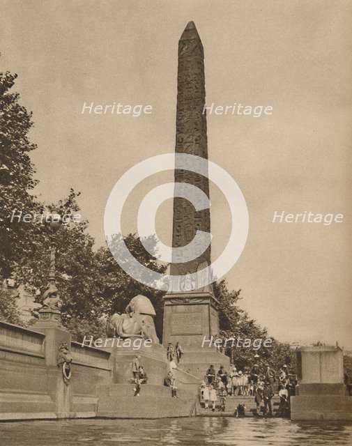 'Cleopatra's Needle Hewn Fourteen Hundred Years Before The Birth of Cleopatra', c1935. Creator: Unknown.
