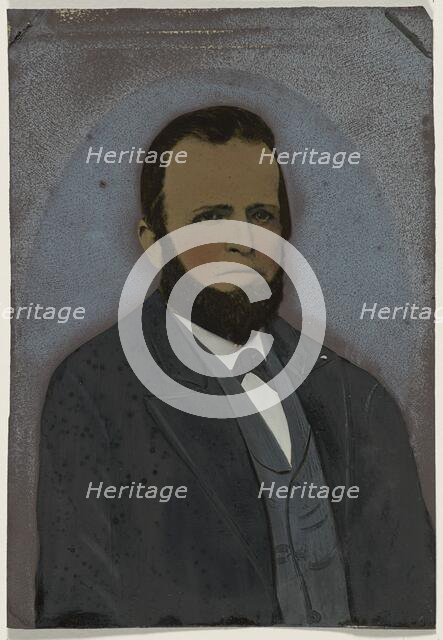 Portrait of bearded man, 1860s-1880s. Creator: Unknown.