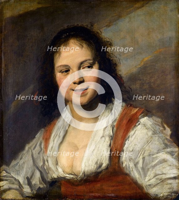 Gypsy Girl (La Bohémienne). Artist: Hals, Frans I (1581-1666)