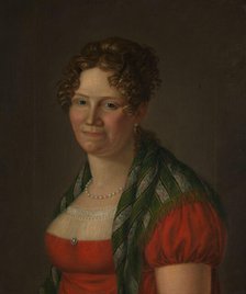 Portrait of Gesina Orbech Ring, b. Berg, c1820. Creator: Jacob Munch.