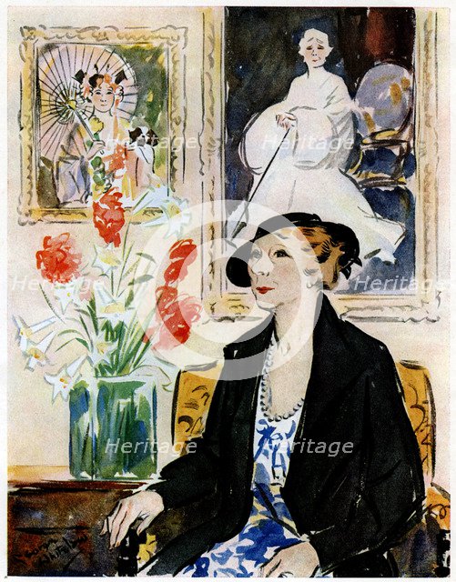 'Fofty Years a Favourite', Miss Marie Tempest, 1935. Artist: Unknown