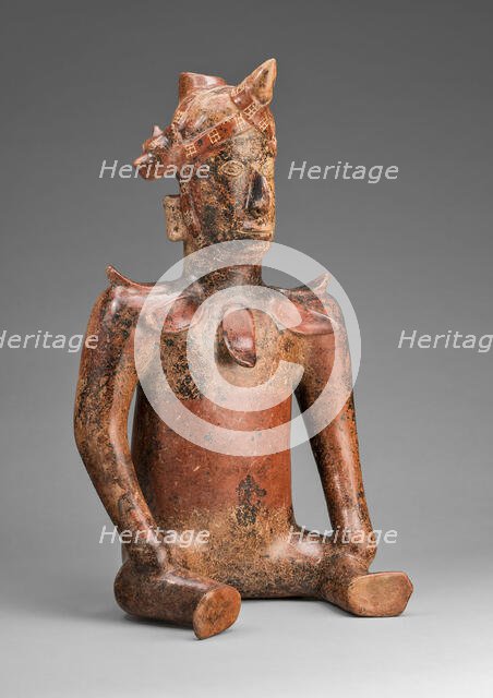 Figure of a Seated Chieftain, 100 B.C./A.D. 250. Creator: Unknown.