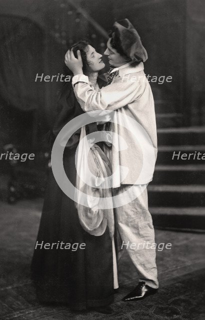 Beatrice Terry and H. Marsh Allen in The Palace of Puck, 1907. Artist: Unknown