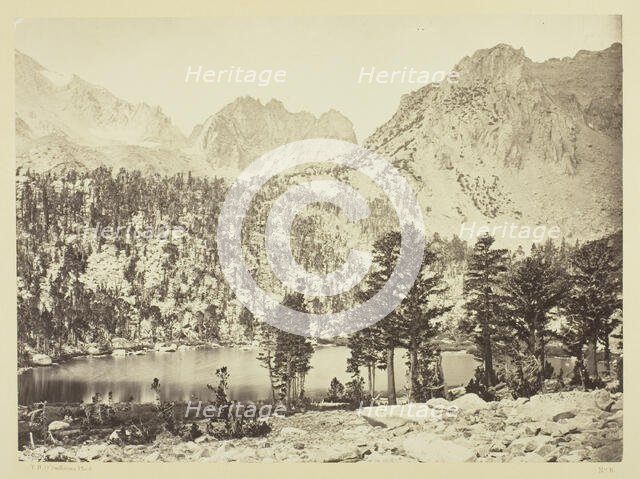 Alpine Lake, in the Sierra Nevada, California, 1871. Creator: Tim O'Sullivan.
